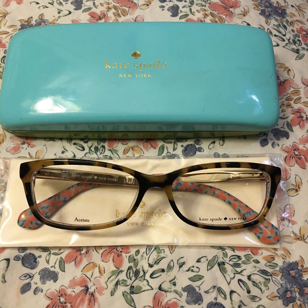 Kate Spade New York 54-15 Jessalyn 2NL 140 Black & multicolor Eyeglasses Rx